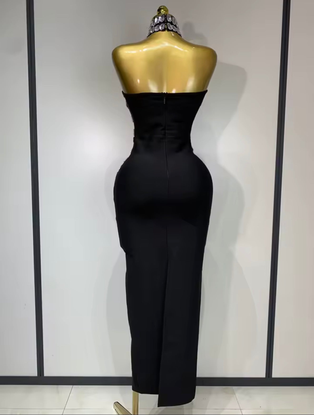 ✨Luxury “Crystal Galaxy Bodycon Dress”