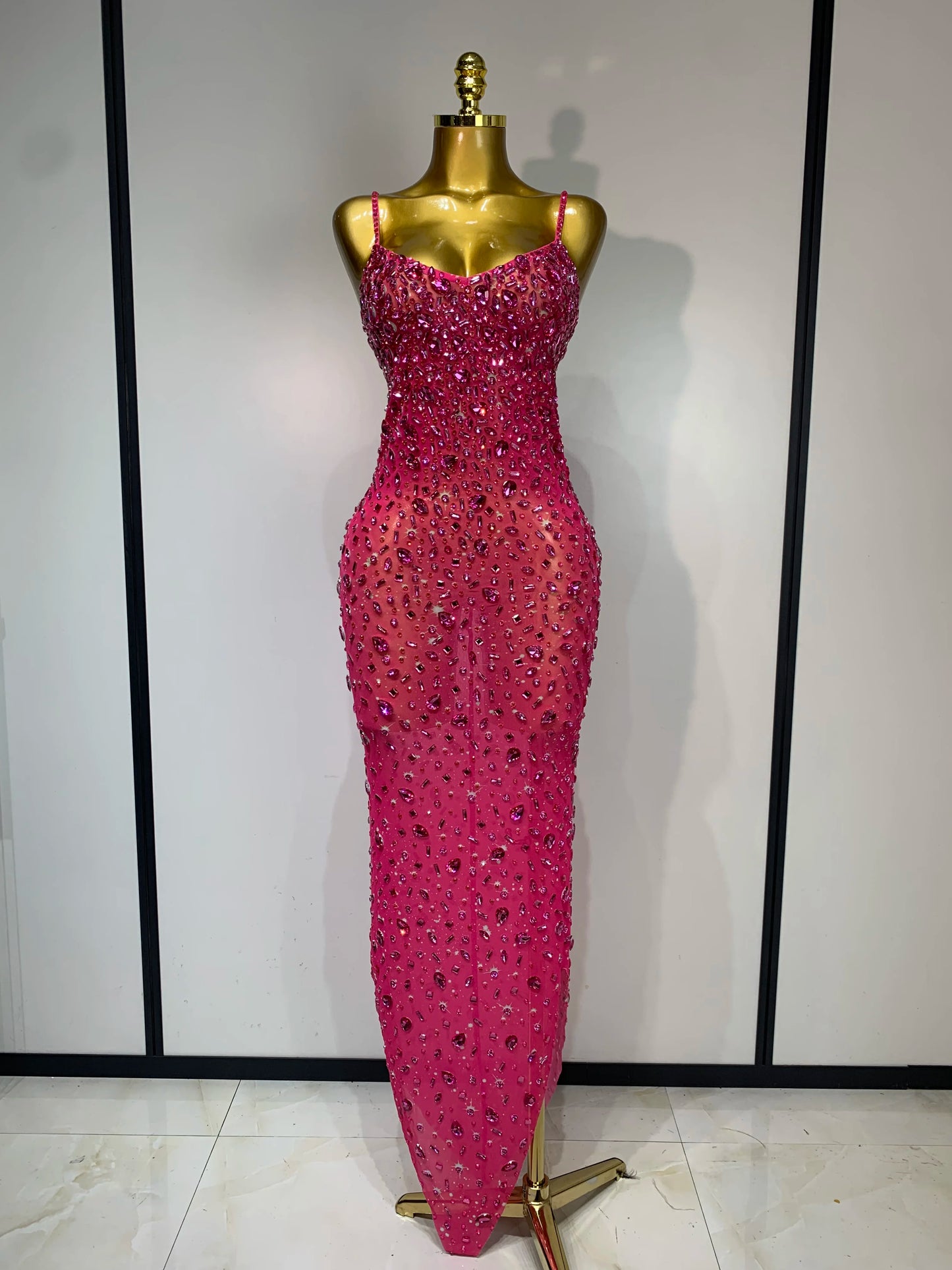 Luxury ⭐ “Vestido Sexy con Brillos – Malla Elegante Bodycon para Fiesta y Noche”