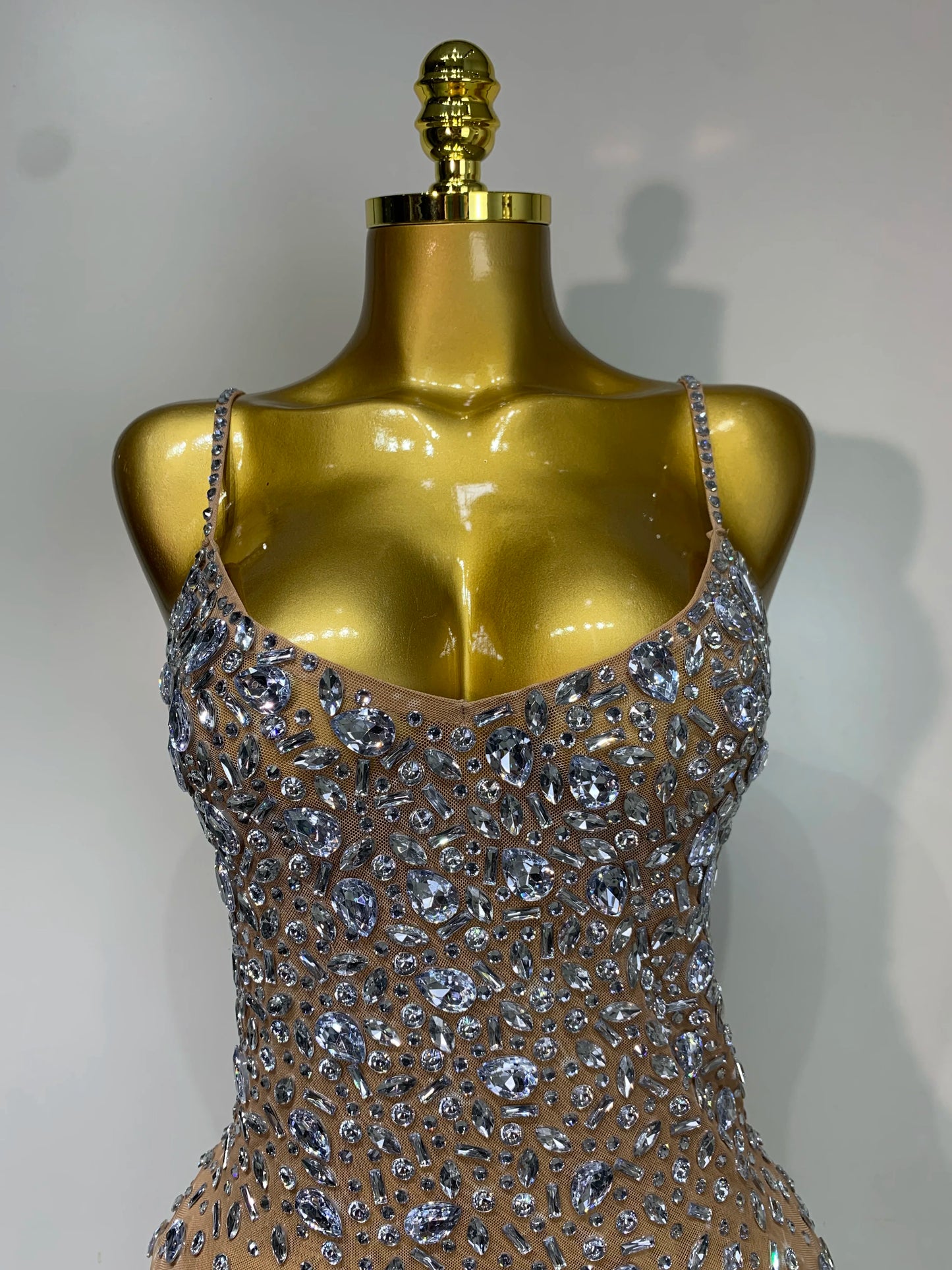 Luxury ⭐ “Vestido Sexy con Brillos – Malla Elegante Bodycon para Fiesta y Noche”